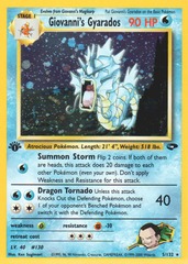 Giovanni's Gyarados - 5/132 - Holo Rare - 1st Edition